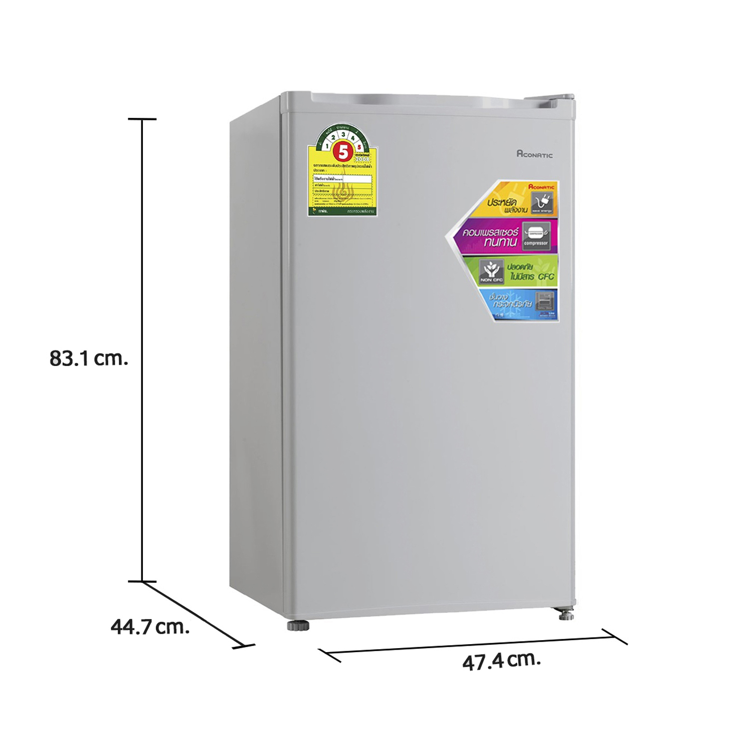 ตู้เย็นมินิบาร์ ACONATIC รุ่น AN-FR928 ขนาด 3.3 คิว_3